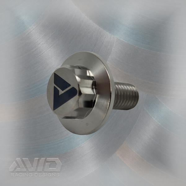 Titanium 12 Point Oversized Flange Bolt, M8 x 1.25 x 20 mm | AVID Racing