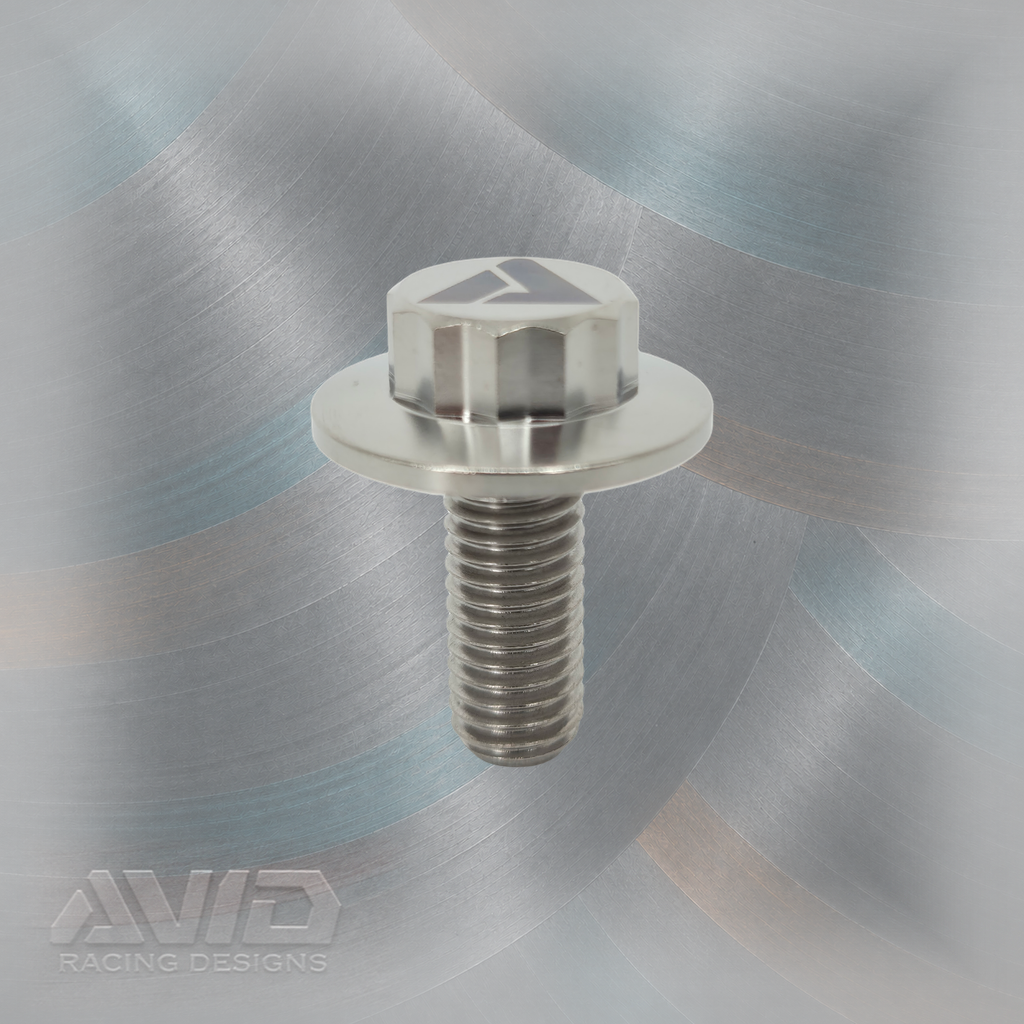 AVID Racing Titanium 12 Point Oversized Flange Bolt, M8 x 1.25 x 20 mm | AVID Racing — Front View — M8-T12OFB-20x0-125_04 [AVID:66ee1b88-22b9-4f29-a7f0-f2f6b015c93c] [AVID-VERSION:3d4c016d-9945-423a-a233-0dfcb0eb3b7c]