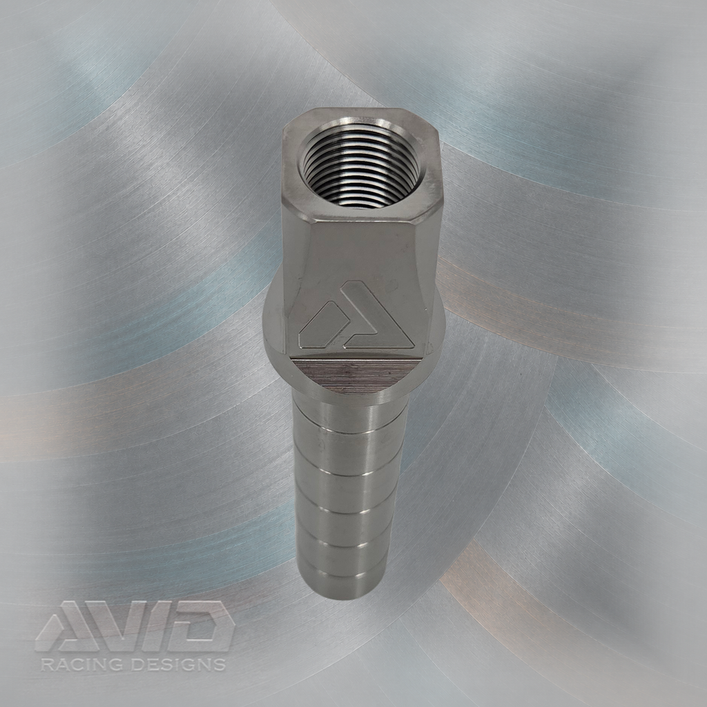 AVID Racing Titanium Threaded Bonded Bung, 32mmx4mm Tube, 3/4-16 RH | AVID Racing — Threaded End Detail — AVID-TIPB02-RHT_02 [AVID:3ce188a8-94e1-468a-bb62-3ce923184f2e] [AVID-VERSION:d87be39f-8d7d-4be7-9889-f1c85c6db936]