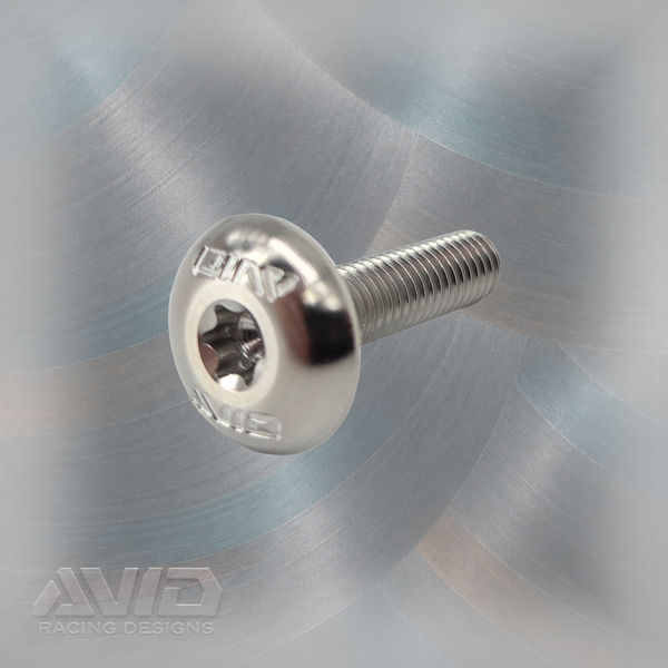 Titanium Pan Head Bolt, M6 x 1.0 x 25 mm | AVID Racing