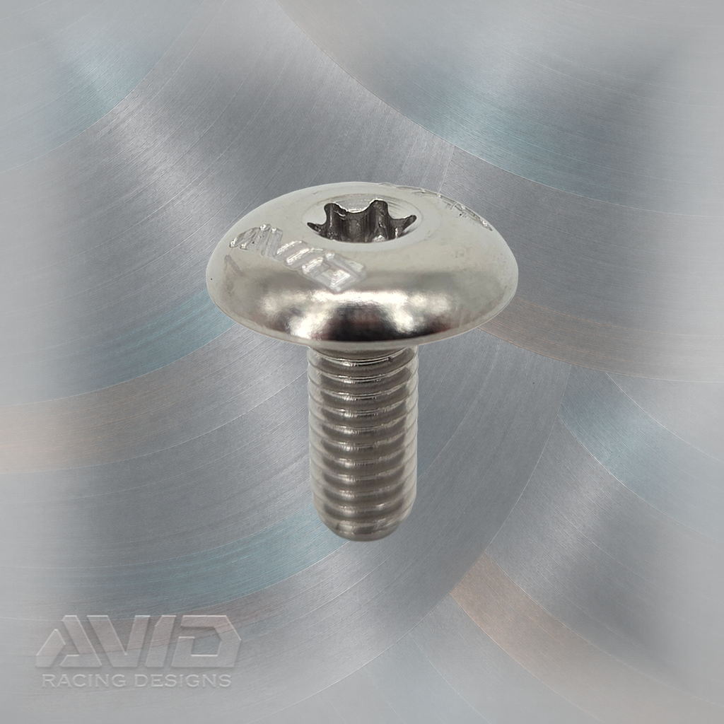 AVID Racing Titanium Torx Body Bolt, M6 x 1.0 x 15 mm | AVID Racing — Front View — M6-TPHB-15x0-10_03 [AVID:d631d739-42e0-4eb4-9ba3-8d5a709a2426] [AVID-VERSION:2a4edb77-9941-45f3-aef7-8600e958b04a]