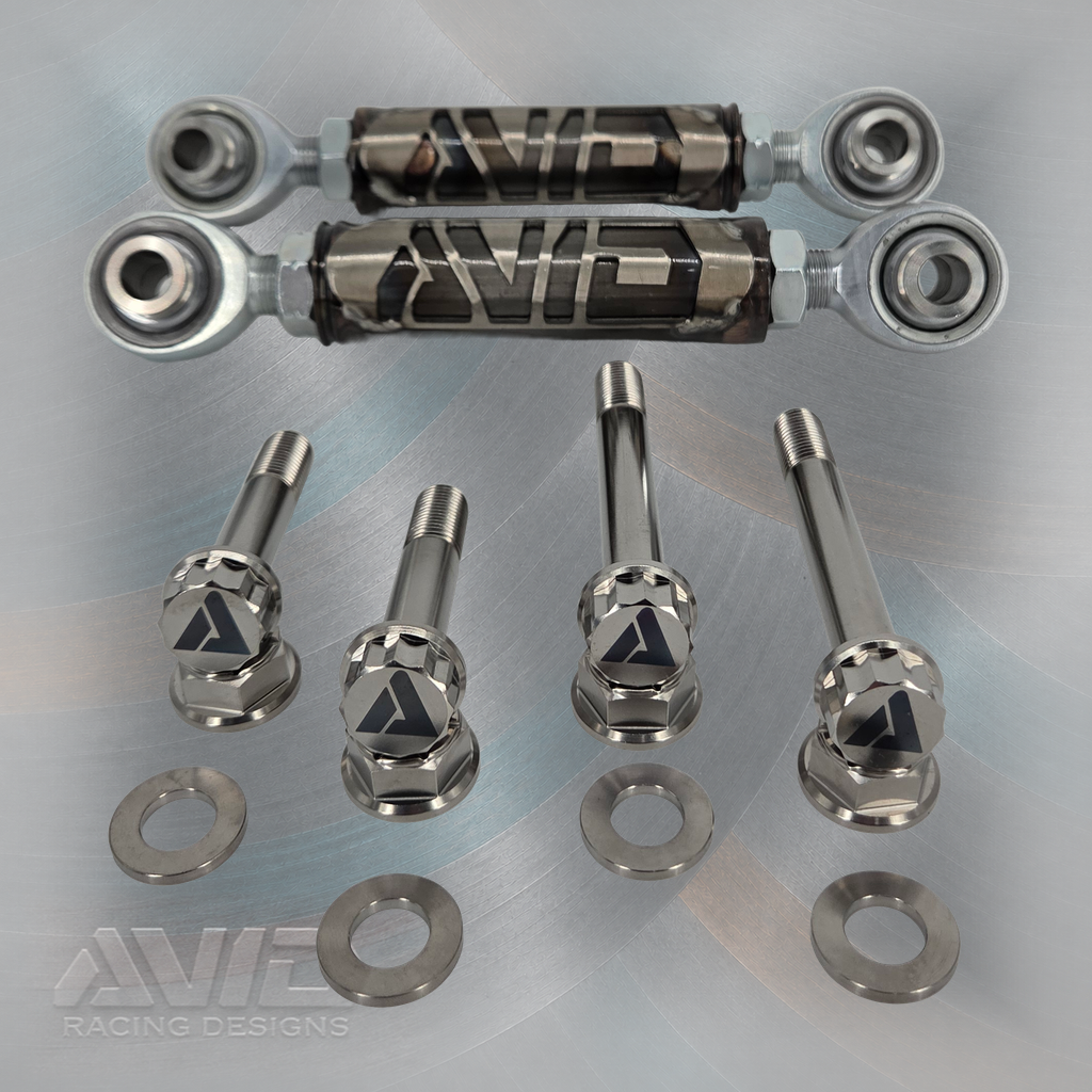 AVID Racing Can-Am Maverick R Chromoly Front Sway Bar Link Kit | AVID Racing — Complete Kit — AVID-MAVR-CSBLKIT1_01 [AVID:a3d1043d-eeac-49e6-a3e1-26edc038d04f] [AVID-VERSION:e16bcffa-3d50-4402-8204-fbe63fc33f70]