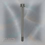 AVID Racing Titanium 12-Point Flange Bolt, M10x1.25 x 140 mm, 22.5 mm Thread | AVID Racing — Full Length Product View — M10-T12FB-140x1175-125_02 [AVID:5dcb44a1-bea5-41f2-87a2-9f7a9d1e5863] [AVID-VERSION:4e4b11c0-6e49-4e6e-9869-8a0c67872f36]