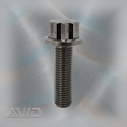 AVID Racing Titanium 12 Point Flange Bolt, M10 x 1.25 x 35 mm | AVID Racing — Front View — M10-T12FB-35x0-125_03 [AVID:535cdcf9-48e6-4d89-9a58-b524a2f06304] [AVID-VERSION:fda036b4-3516-4552-a665-39eb68d20435]