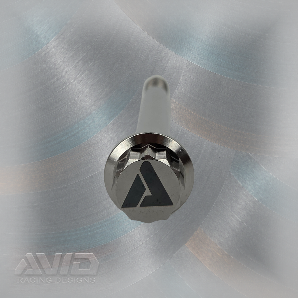 AVID Racing Titanium 12 Point Flange Bolt, M10 x 1.25 x 115 mm, 25 mm Thread | AVID Racing — Head-On View — M10-T12FB-115x90-125_01 [AVID:1574c8ae-f7e7-465b-bc25-994f761174f1] [AVID-VERSION:2cc63fcd-f386-45ee-a3f1-ea6d60226abe]