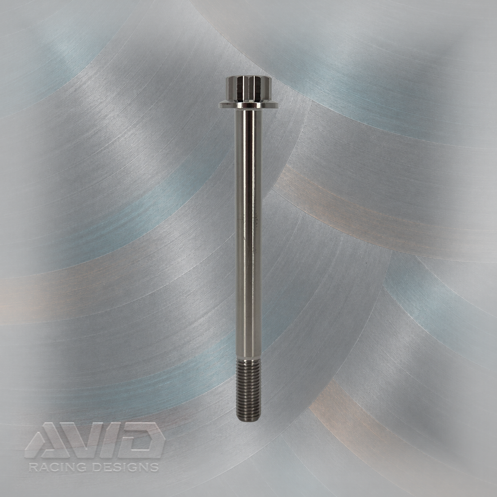 AVID Racing Titanium 12 Point Flange Bolt, M10 x 1.25 x 115 mm, 25 mm Thread | AVID Racing — Complete Bolt — M10-T12FB-115x90-125_03 [AVID:093ee4b9-9dbe-4b03-9bdf-5164774aa1ad] [AVID-VERSION:5a60a66e-a37e-4ebe-8a5a-b7f3d0e9223f]