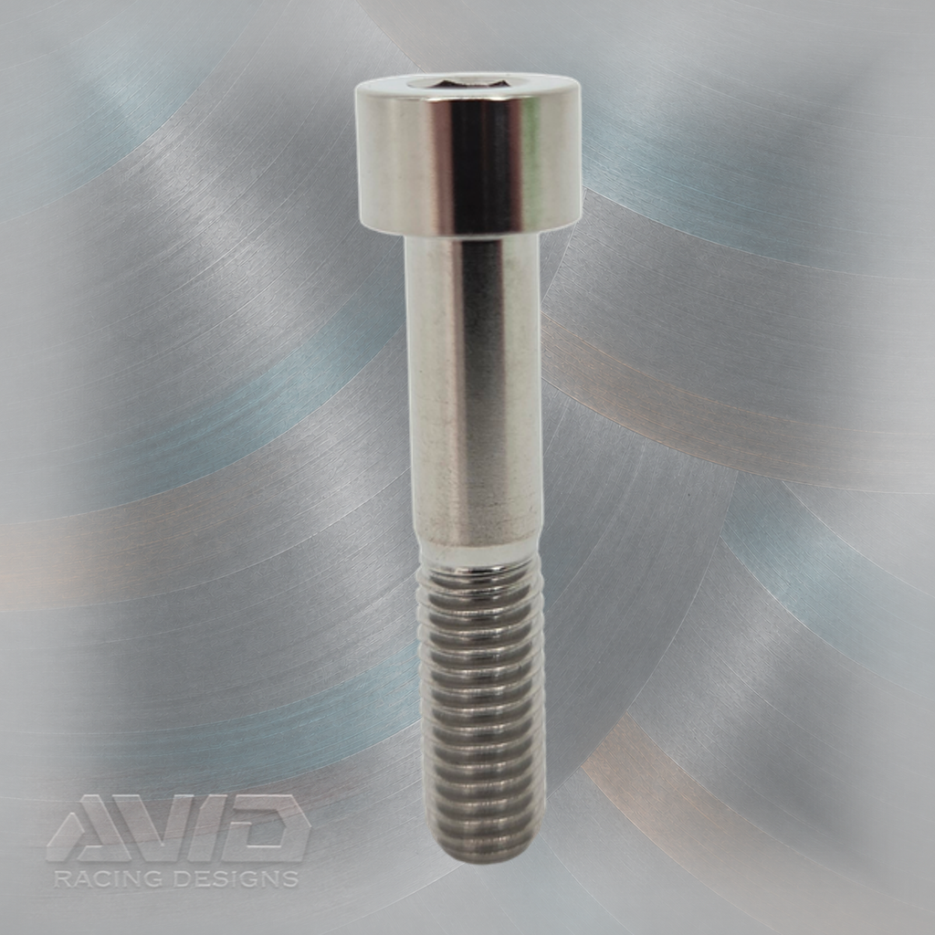 AVID Racing Titanium 6 mm Allen Cap Head Bolt, M8 x 1.25 x 40 mm, 20 mm Thread | AVID Racing — Front View — M8-TCHB-40x20-125_05 [AVID:d7954d25-2b35-4cc0-a7a5-c9c1d104c01a] [AVID-VERSION:9ca4c4ac-f541-4dcd-9248-5448af3f66b2]