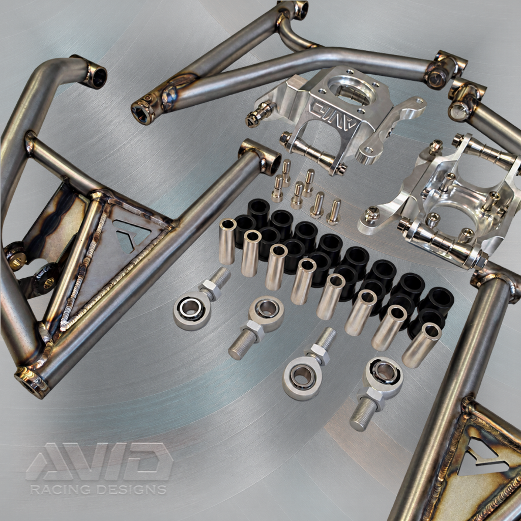 AVID Racing Polaris RZR Pro R Outlaw Series 64-Inch Chromoly Front Control Arm Kit | AVID Racing — Complete Kit — AVID-PROR-OLFCA-KIT1_06 [AVID:f34740dd-a79f-4938-a313-99292ec9982c] [AVID-VERSION:e6e80e30-817f-458b-b8df-7c407e1ecd39]