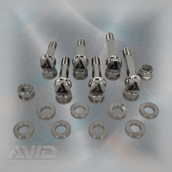 Polaris RZR Pro R Factory Sway Bar Link Mount Titanium Bolt Hardware Kit, 20 Piece | AVID Racing