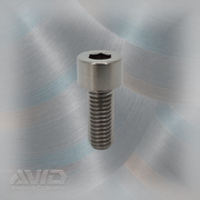 AVID Racing Titanium 6 mm Allen Cap Head Bolt, M8 x 1.25 x 20 mm | AVID Racing — Front View — M8-TCHB-20x0-125_04 [AVID:a37e6e59-fa2e-4a8c-ba0d-96deb57e664f] [AVID-VERSION:4df7f768-21af-4bce-acd6-e4a1b98de1c2]