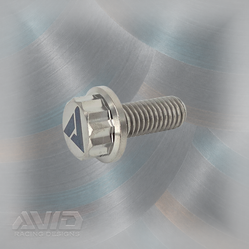 AVID Racing Titanium 12 Point Flange Bolt, M8 x 1.25 x 20 mm | AVID Racing — Component Detail — M8-T12FB-20x0-125_02 [AVID:d80dce58-2893-49e2-89b0-8897451bf99d] [AVID-VERSION:5f79e80f-abe2-4ece-9fba-f23e0055c996]