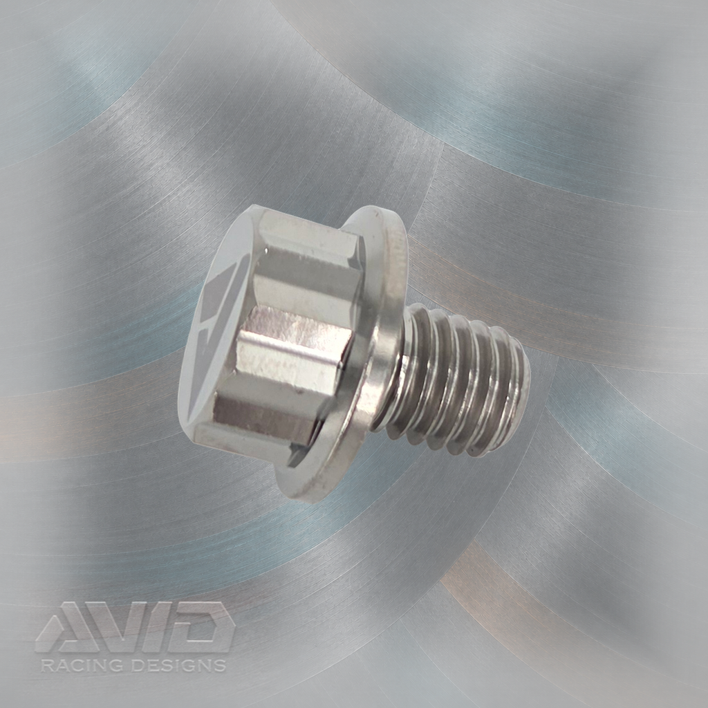AVID Racing Titanium 12 Point Flange Bolt, M8 x 1.25 x 10 mm | AVID Racing — Component Detail — M8-T12FB-10x0-125_03 [AVID:a037e041-09f2-440f-a331-cd525cca244b] [AVID-VERSION:7cd85cfd-1545-42bb-9f1e-f29fefe1f594]