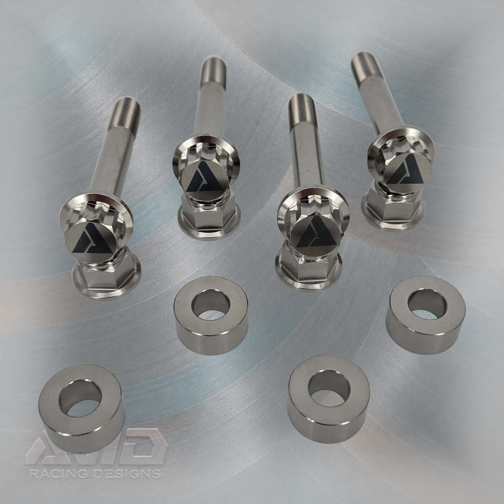 AVID Racing Can-Am Defender Factory Rear Shock Replacement Titanium Bolt Hardware Kit, 12 Piece | AVID Racing — Complete Kit — AVID-TIKIT38_01 [AVID:5406f19f-efb0-44ae-b106-ac7b062eab53] [AVID-VERSION:e6e0a8a5-d39e-4642-8fa1-67838a7983df]
