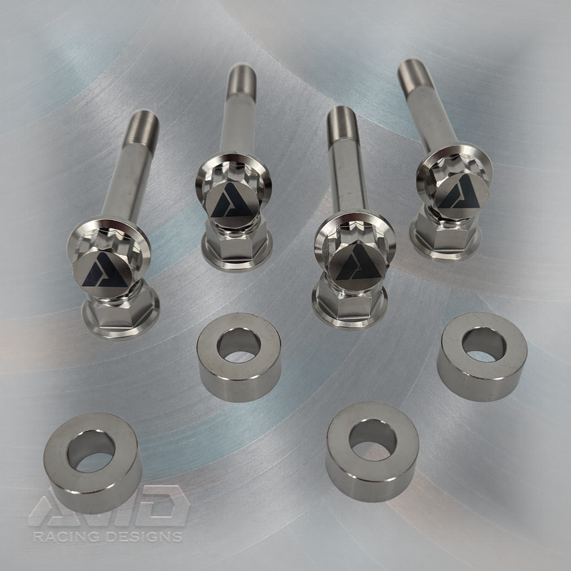 AVID Racing Can-Am Defender Factory Rear Shock Replacement Titanium Bolt Hardware Kit, 12 Piece | AVID Racing — Complete Kit — AVID-TIKIT38_01 [AVID:5406f19f-efb0-44ae-b106-ac7b062eab53] [AVID-VERSION:e6e0a8a5-d39e-4642-8fa1-67838a7983df]