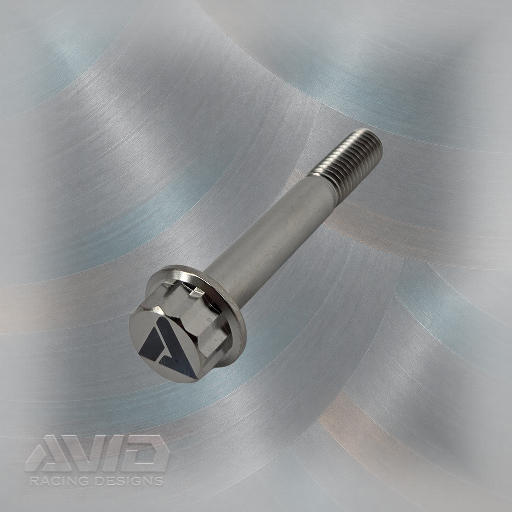 AVID Racing Titanium 12 Point Flange Bolt, M8 x 1.25 x 55 mm, 20 mm Thread | AVID Racing — Single Bolt Detail — M8-T12FB-55x35-125_02 [AVID:775465c7-4bd9-44fa-8380-f7aa4f6c013d] [AVID-VERSION:36a0c3bf-572c-46a7-a543-524e685c8173]