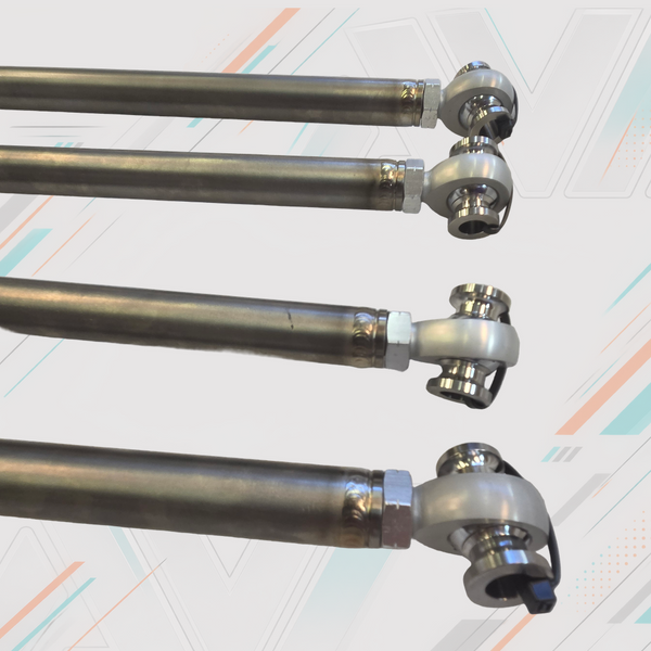 Polaris Pro R 64-Inch (-5 Inches Per Side) Straight HD Titanium Drag Racing Radius Rod Kit