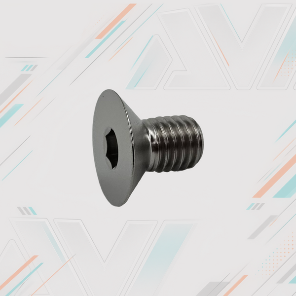 Titanium Countersink Flat Head Bolt, M10 x 1.5 x 16 mm, 5.5 mm Thread | AVID Racing