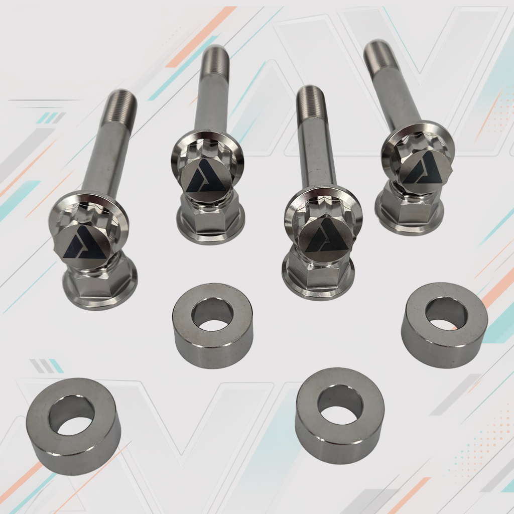 AVID Racing Can-Am Defender Factory Front Shock Replacement Titanium Bolt Hardware Kit, 12 Piece | AVID Racing — Complete Kit — AVID-TIKIT37_01 [AVID:9920cee6-9603-4b81-876b-cefd0f2482ea] [AVID-VERSION:beb99ff9-945b-4b54-9c3d-8505ec0e3e33]