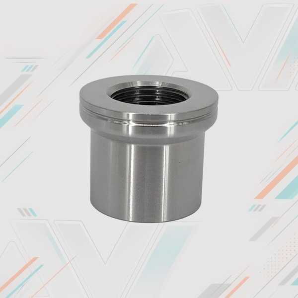 Chromoly Weld-In Round Bung, 1.50"x.120" Tube, 7/8-14 LH | AVID Racing