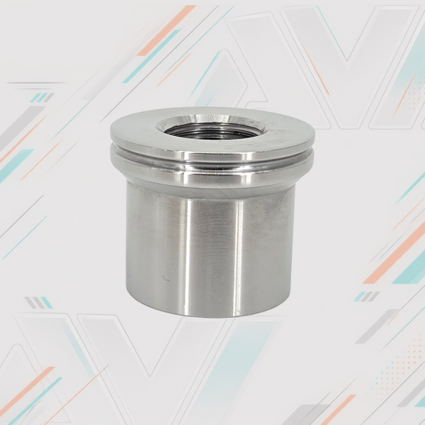 Chromoly Weld-In Round Bung, 1.50"x.120" Tube, 3/4-16 LH | AVID Racing