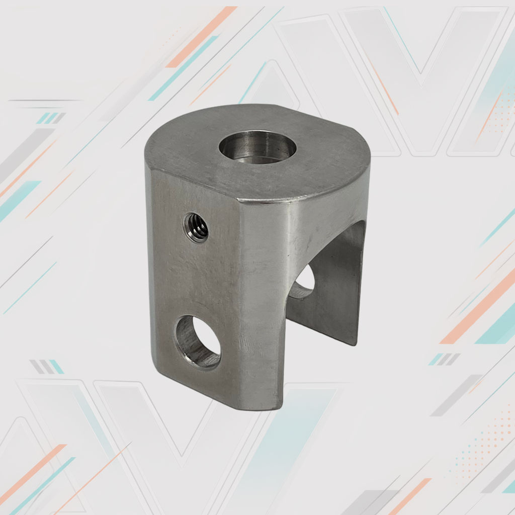 AVID Racing Steering Clevis Angled View [AVID:04ca575b-bca9-4d3a-8bb8-e338787a6856] [AVID-VERSION:e8073e53-f10b-427f-a985-eb416397729a]