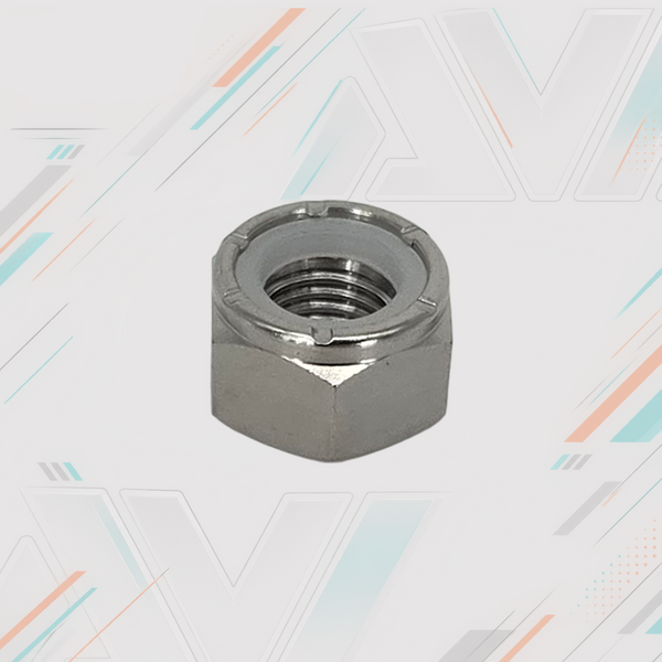 Titanium 6 Point Nylon Lock Nut, M12 x 1.5 | AVID Racing