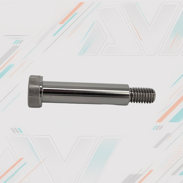 Titanium Shoulder Bolt, 0.5 inch Shoulder x 3/8-16 Thread, 2.625 inch Long | AVID Racing