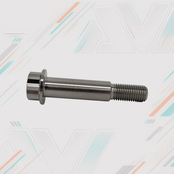 Titanium Shoulder Bolt, 14 mm Shoulder x M12 x 1.5 Thread, 70 mm Long | AVID Racing