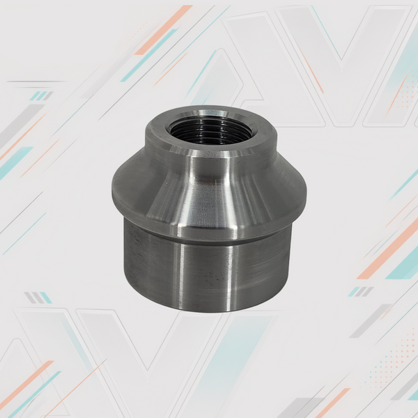Chromoly Weld-In Round Bung, 2.00"x.120" Tube, 7/8-14 RH | AVID Racing
