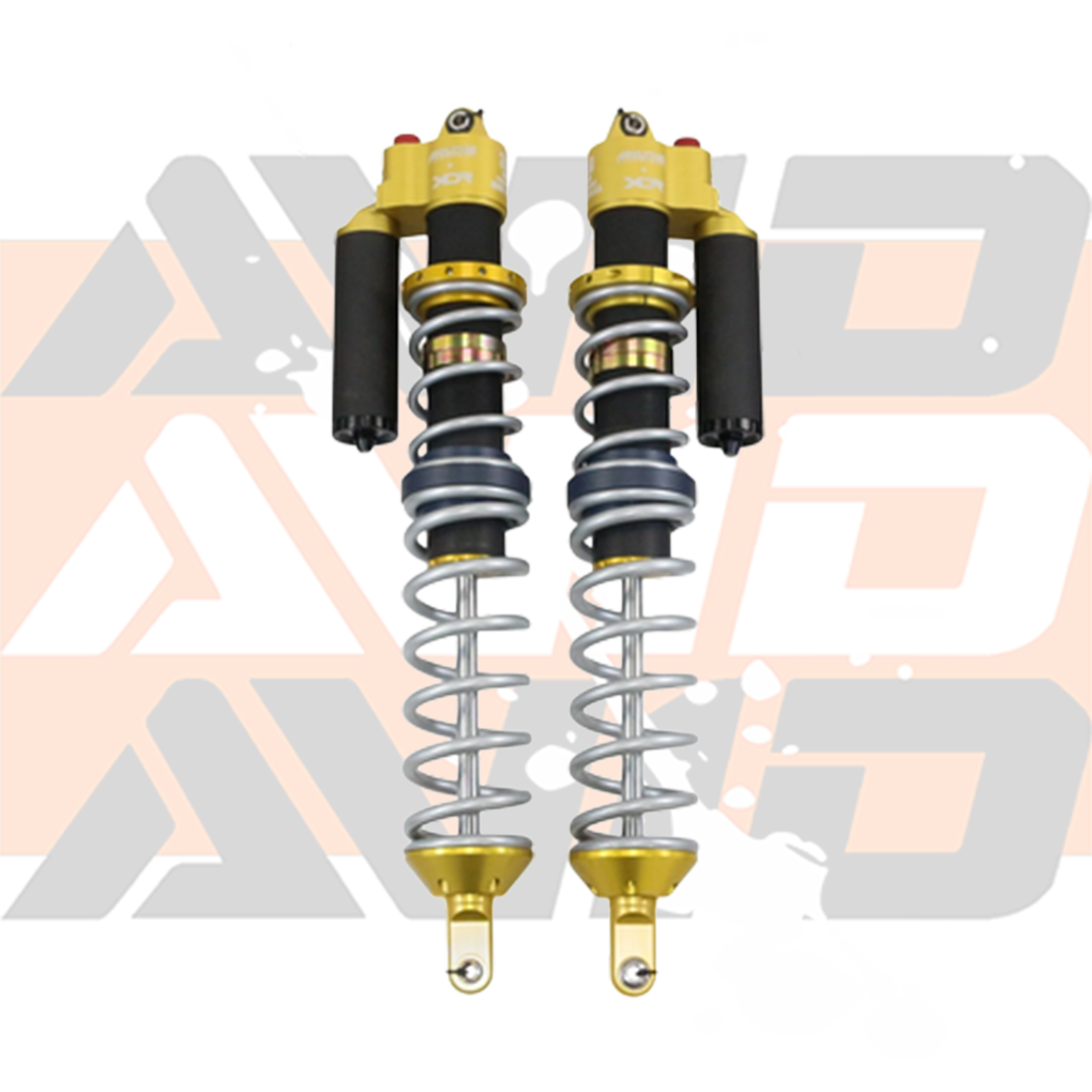 Can-Am Maverick R ADS Direct Fit MBR Front Race Shock on branded background