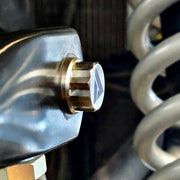AVID Racing Can-Am Maverick R Rear Swayii Bar Titanium Bolt Hardware Kit mounted on vehicle