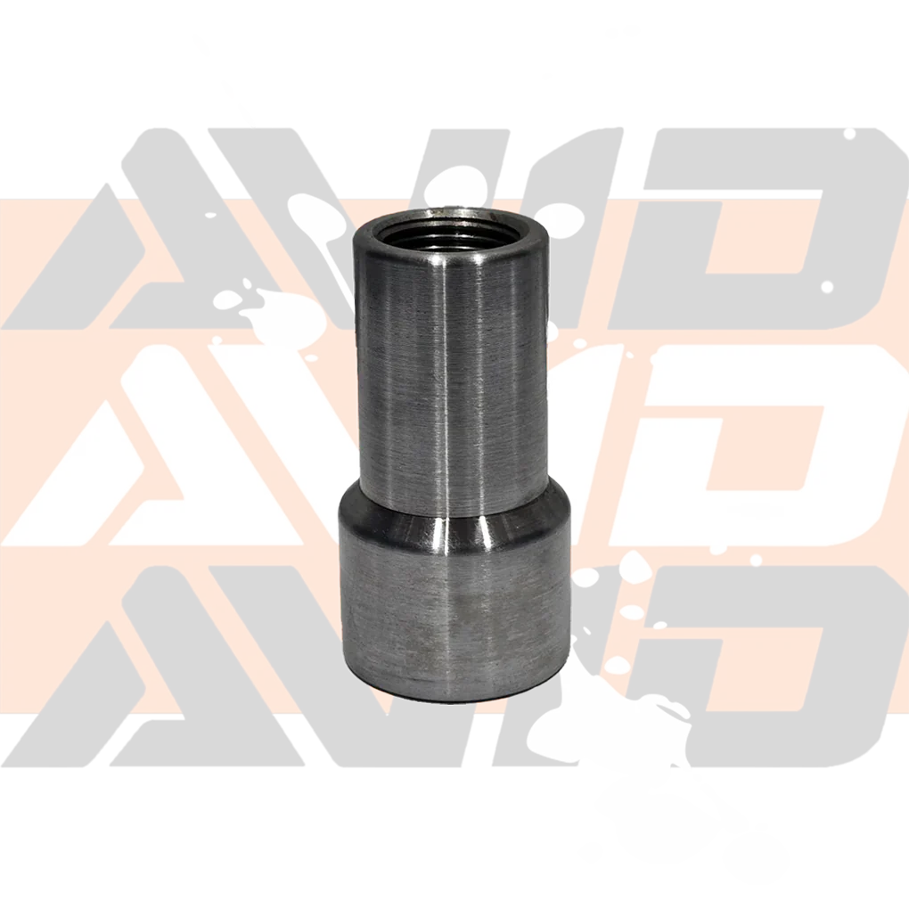 Chromoly 4140 Weld In Round Bung, 1.25"x.120" Tube, 3/4-16 Right Hand Thread, Long Head | AVID Racing