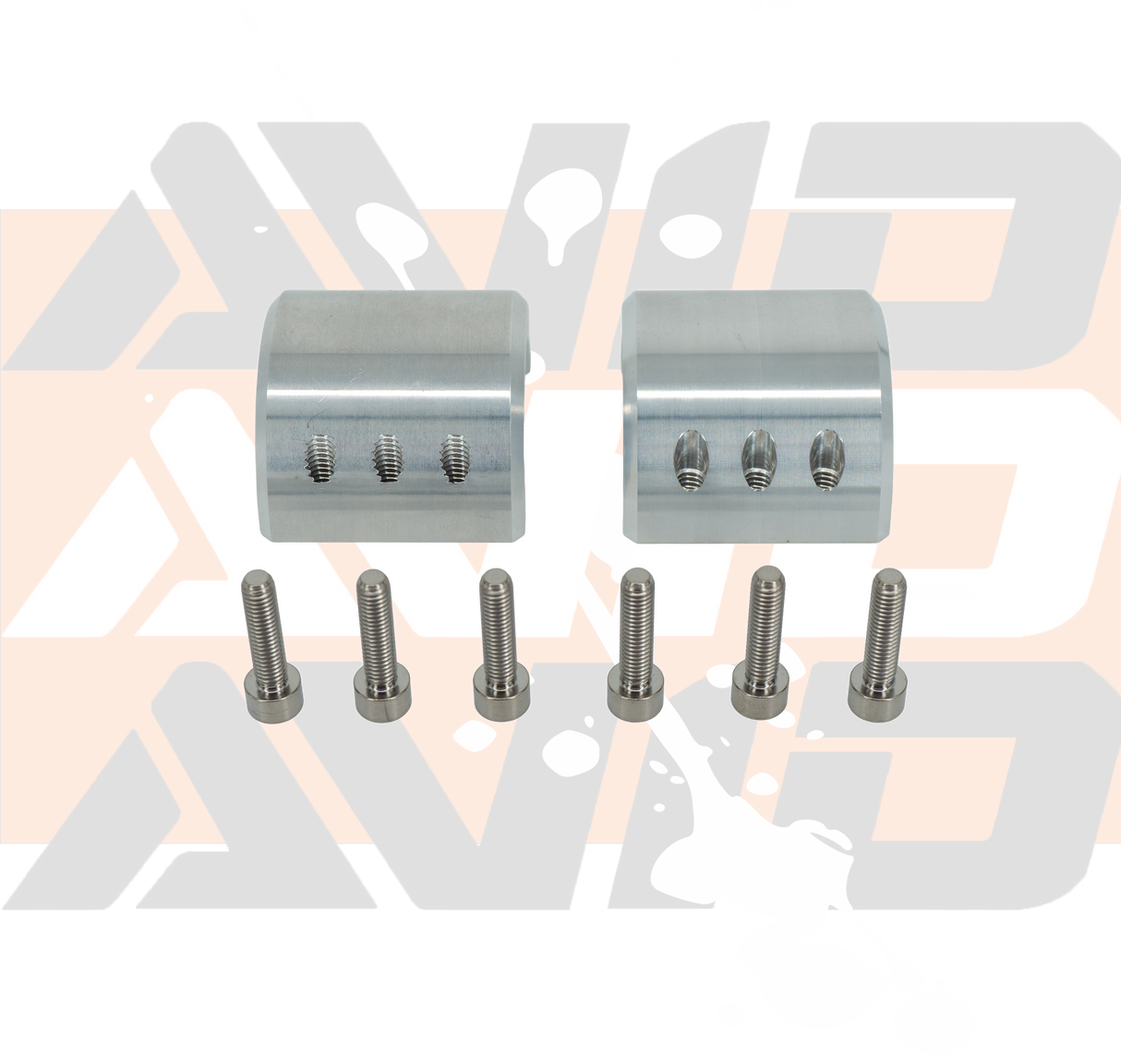 AVID Racing universal billet clamps precision-machined from 4140 chromoly billet steel and included hardware