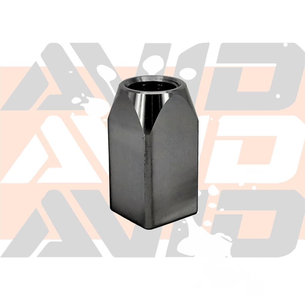 Chromoly 1"x1"x3/4-16 Square Weld In Bung