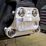 AVID Racing Can-Am Maverick R HD 7075 Billet Radius Rod Plate detail of CNC machined from 6061-T6 billet aluminum