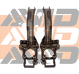 AVID Racing Can-Am Maverick R Baja Race 4130 Chromoly Uprights / Knuckle pair of uprights showing TIG welded chromoly