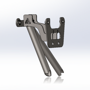 CAD design of AVID Racing Maverick R front upper control arm inner pivot gusset reinforcement kit