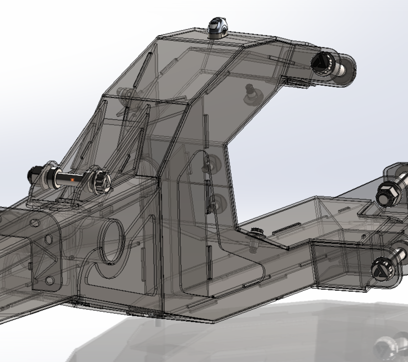 Can-Am Maverick R 2-Seat Rear Baja Race Trailing Arm Kit | AVID Racing