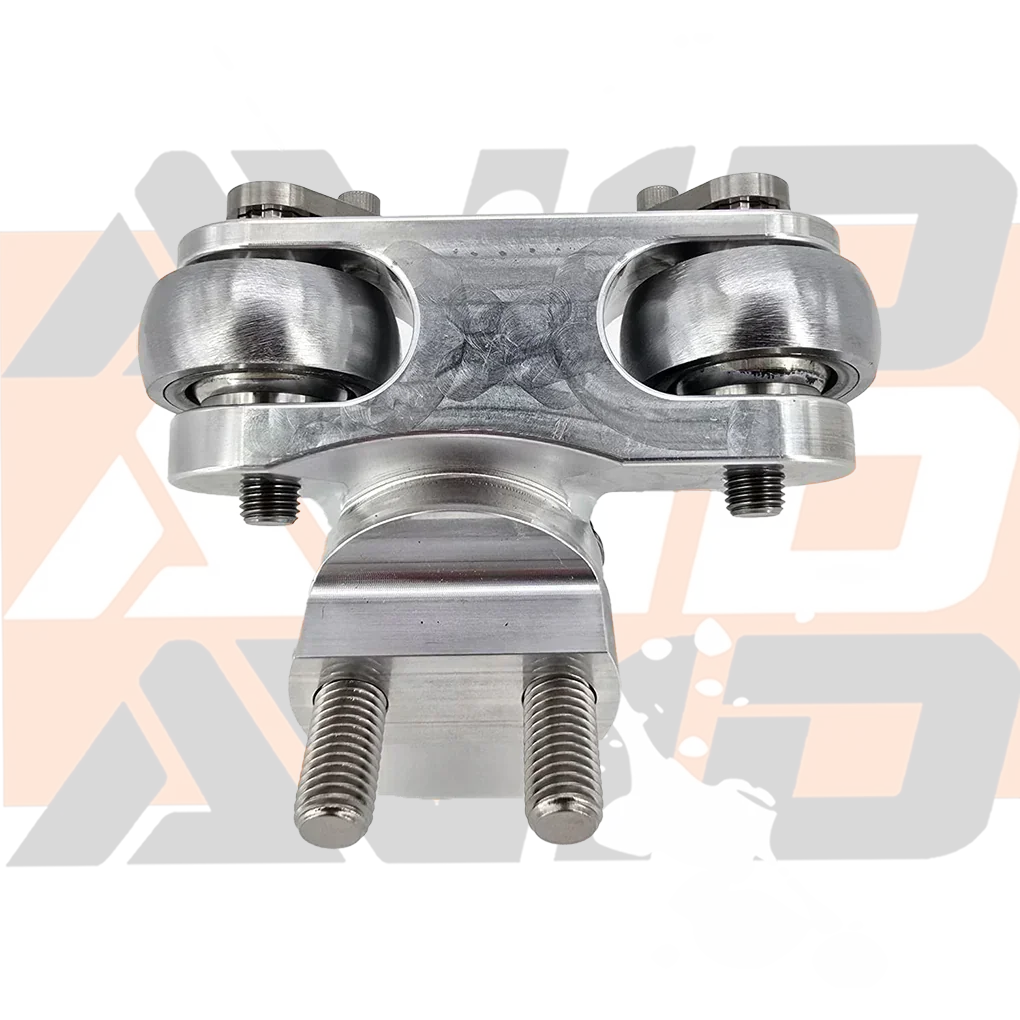 AVID Racing Can-Am Maverick R Steering Clevis Adapter Kit – Inner Tie Rod Upgrade bottom view of billet 