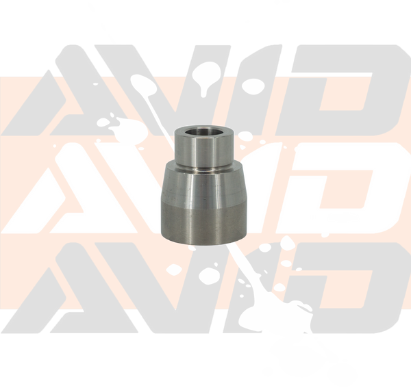 MS01 Stainless Steel Straight Reducer Misalignment Spacer, 3/4" Bearing, 12mm Bolt Hole, 68mm Stack Height | AVID Racing