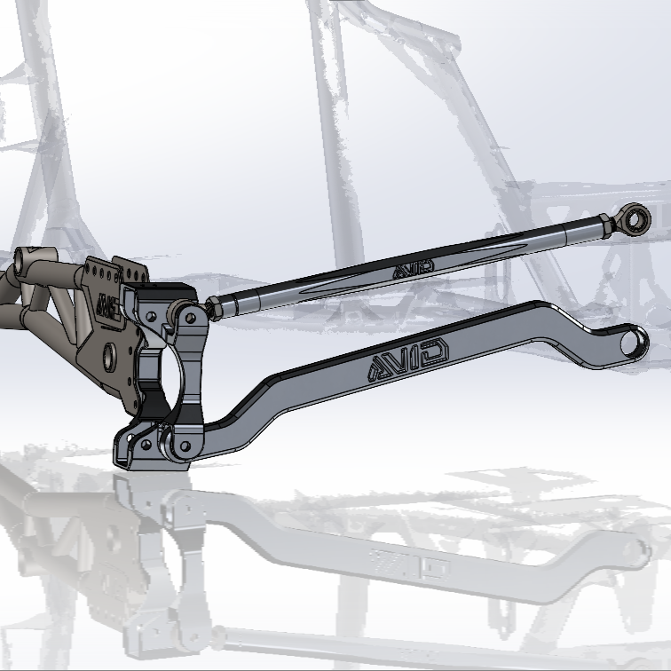 Polaris Pro R Stock-Length High-Clearance Aluminum Radius Rod Kit - 7075-T6 | AVID Racing