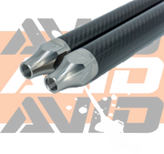 AVID Racing Polaris Pro R SC 5/8" Carbon Fiber Sway Bar Link Kit detail of carbon fiber sway bar