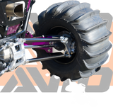AVID Racing Can-Am Maverick R 3/4" HD Carbon Fiber Radius Rod Kit  ultra light for drag racing mounted on vehicle