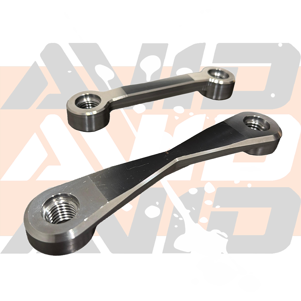 Polaris RZR Pro R Radius Rod Dog Bone Nut Retainer Support Kit 4130 steel top view