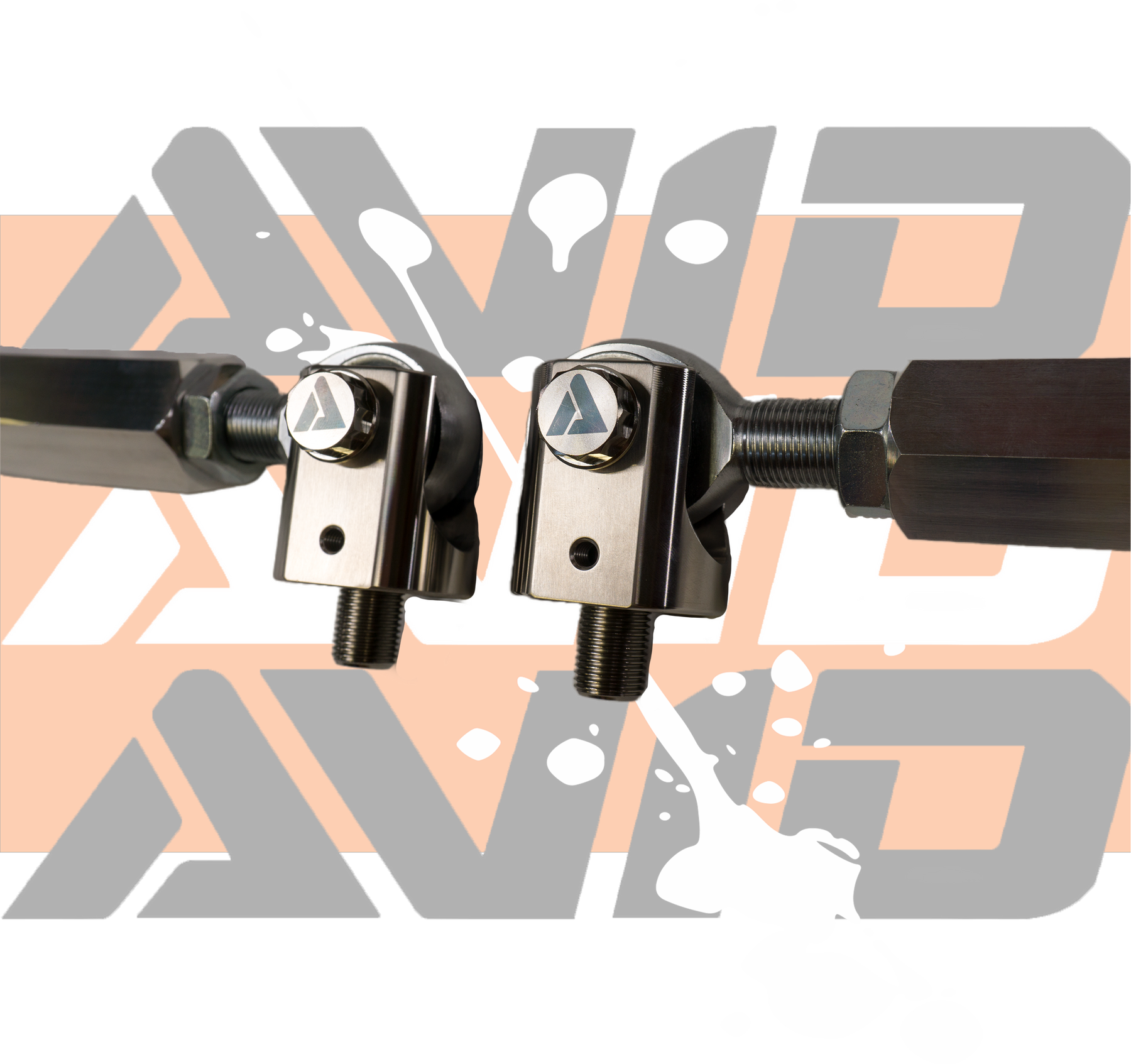 AVID Racing Polaris Pro R 80" Baja front suspension kit billet tie rods with billet tie rod clevis and titanium hardware