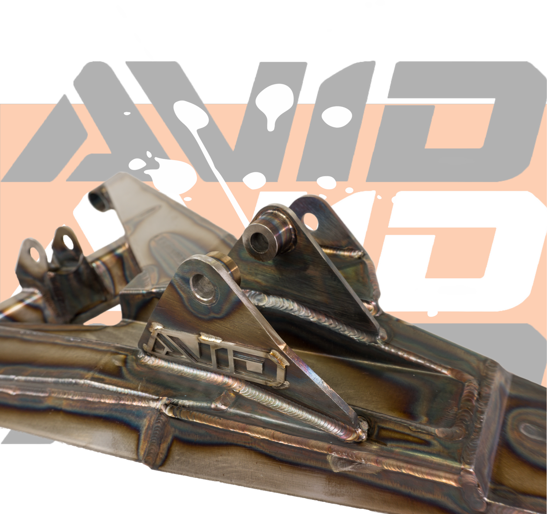 AVID Racing Polaris Pro R 80" Baja front suspension kit detail of TIG welding on chromoly lower control arm