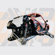 AVID Racing Pro R 80 inch rear trailing arms mounted on vehicle desert build