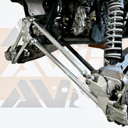 AVID Pro R LT80 rear suspension installed improved stability and shock geometry