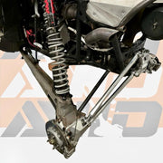Polaris Pro R LT80 rear suspension installed for high speed off-road performance