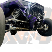 AVID Racing Polaris Pro R SC Light Weight Front Control Arm Kit designed with corrected geometry, 3/4" vertically mounted uniballs, billet 7075 uprights, and titanium hardware, this is the lightest way to get true race handling out of a stock-width Pro R. 
